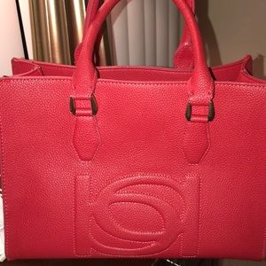 Bebe Red leather purse......